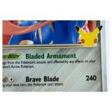 Pokemon Zacian LV.X — SWSH135 (Celebrations) Pokemon Kaarten Label — Losse kaart