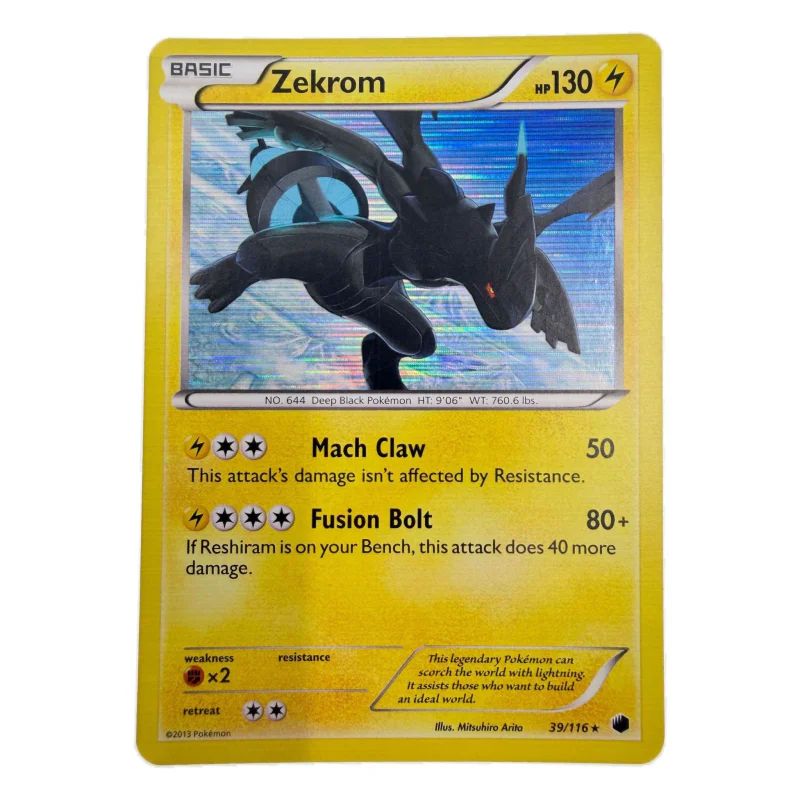 Pokemon Zekrom Holo — Plasma Freeze 39/116 (Pokemon Kaarten) Losse kaart — origineel kopen bij Gameshop Enter