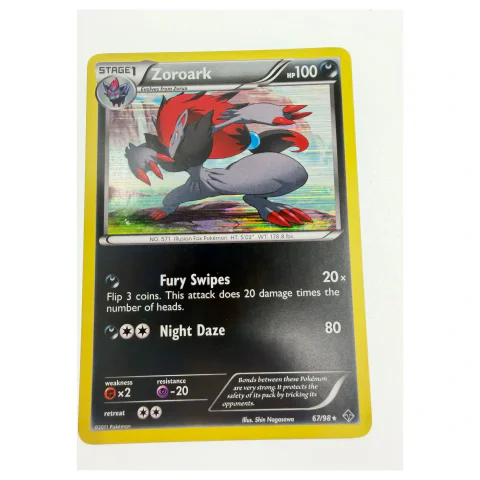 Pokemon Zoroark Holo — Emerging Powers 67/98 (Pokemon Kaarten) — Losse kaart — origineel tweedehands kopen bij Gameshop Enter