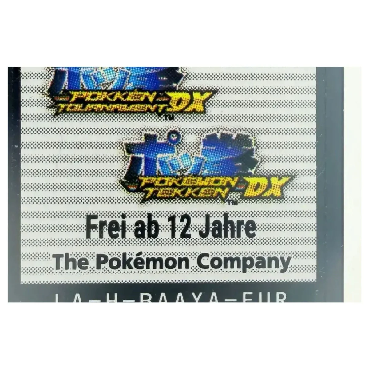 Pokken Tournament DX Nintendo Switch Label — Losse cartridge