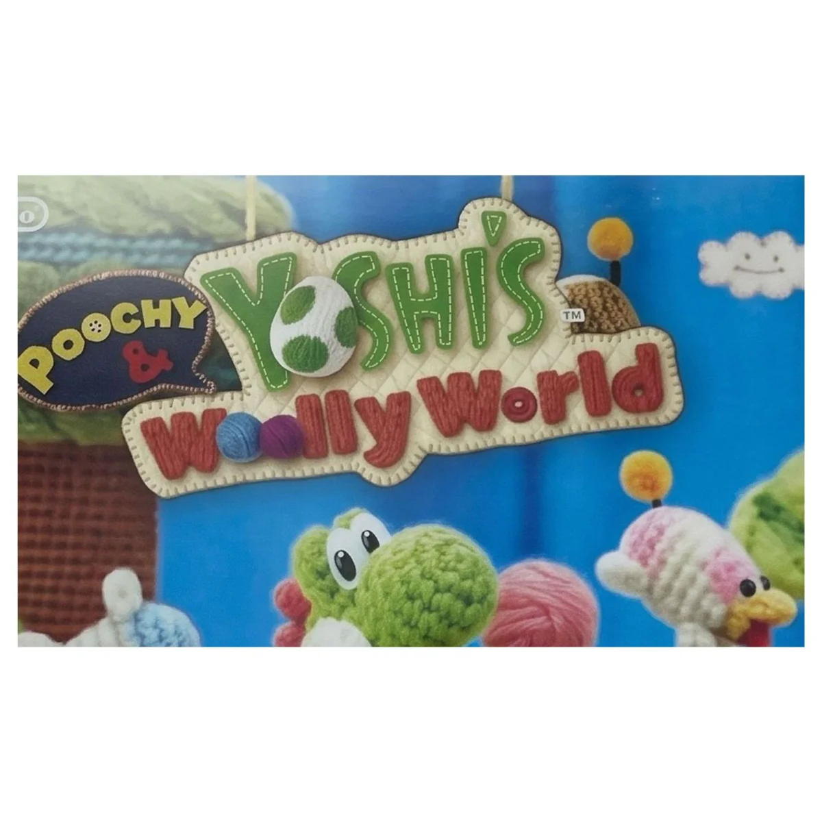 Poochy & Yoshi's Woolly World Nintendo 3DS Detail — Game in doos