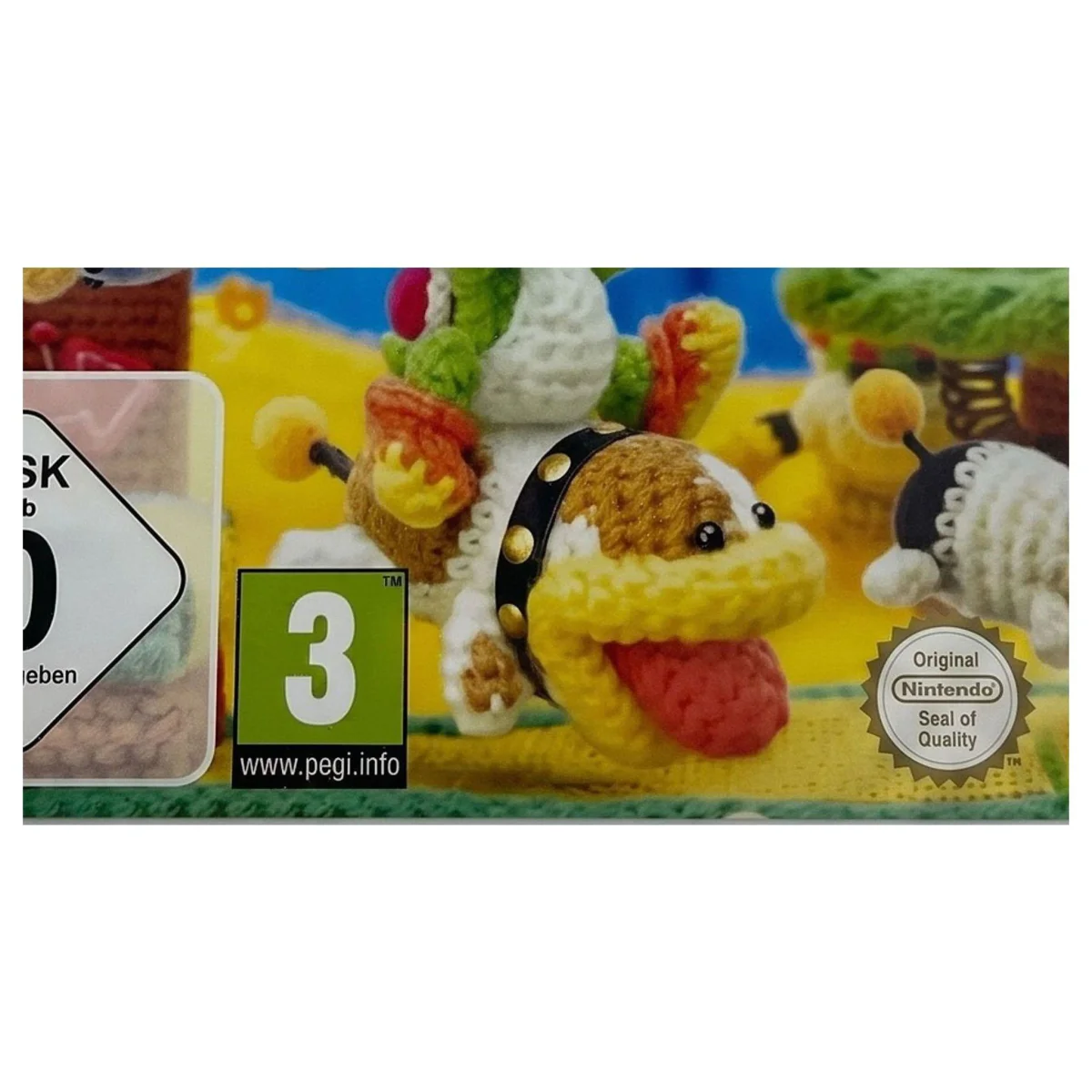Poochy & Yoshi's Woolly World (Nintendo 3DS) — detailfoto 3