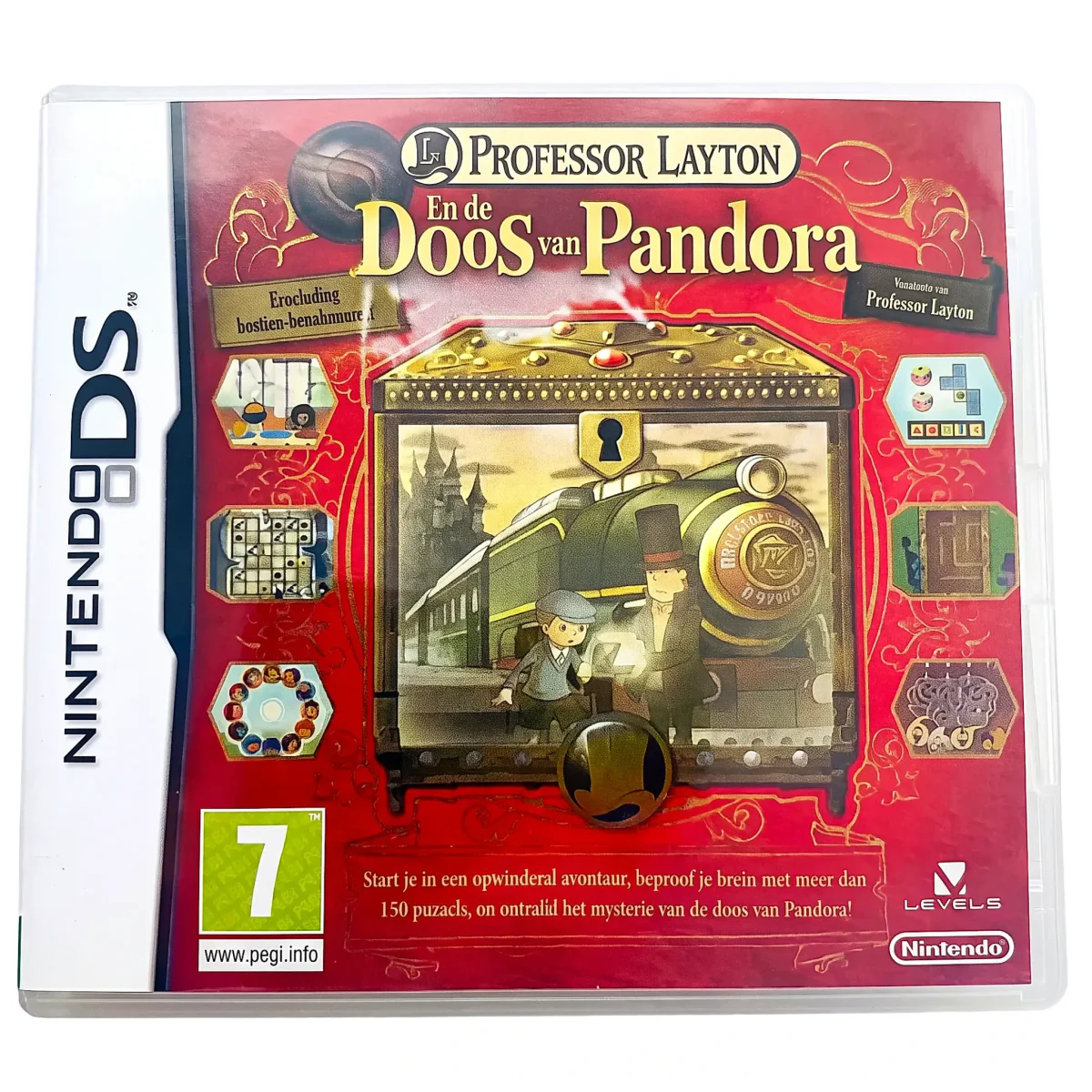 Professor Layton en de Doos van Pandora (Nintendo DS) — Hra v originální krabici