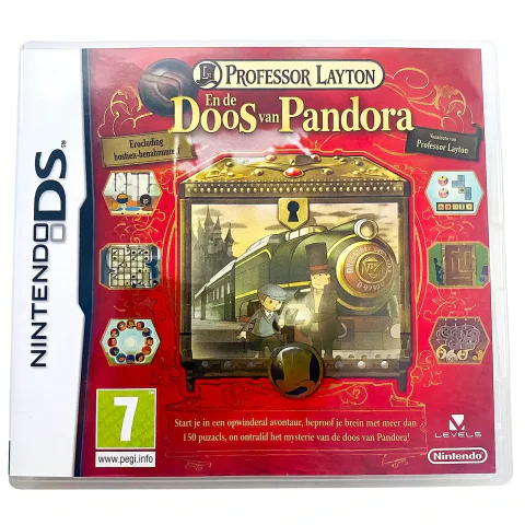 Professor Layton en de Doos van Pandora (Nintendo DS) — Game in doos, Goede staat — origineel tweedehands kopen bij Gameshop Enter