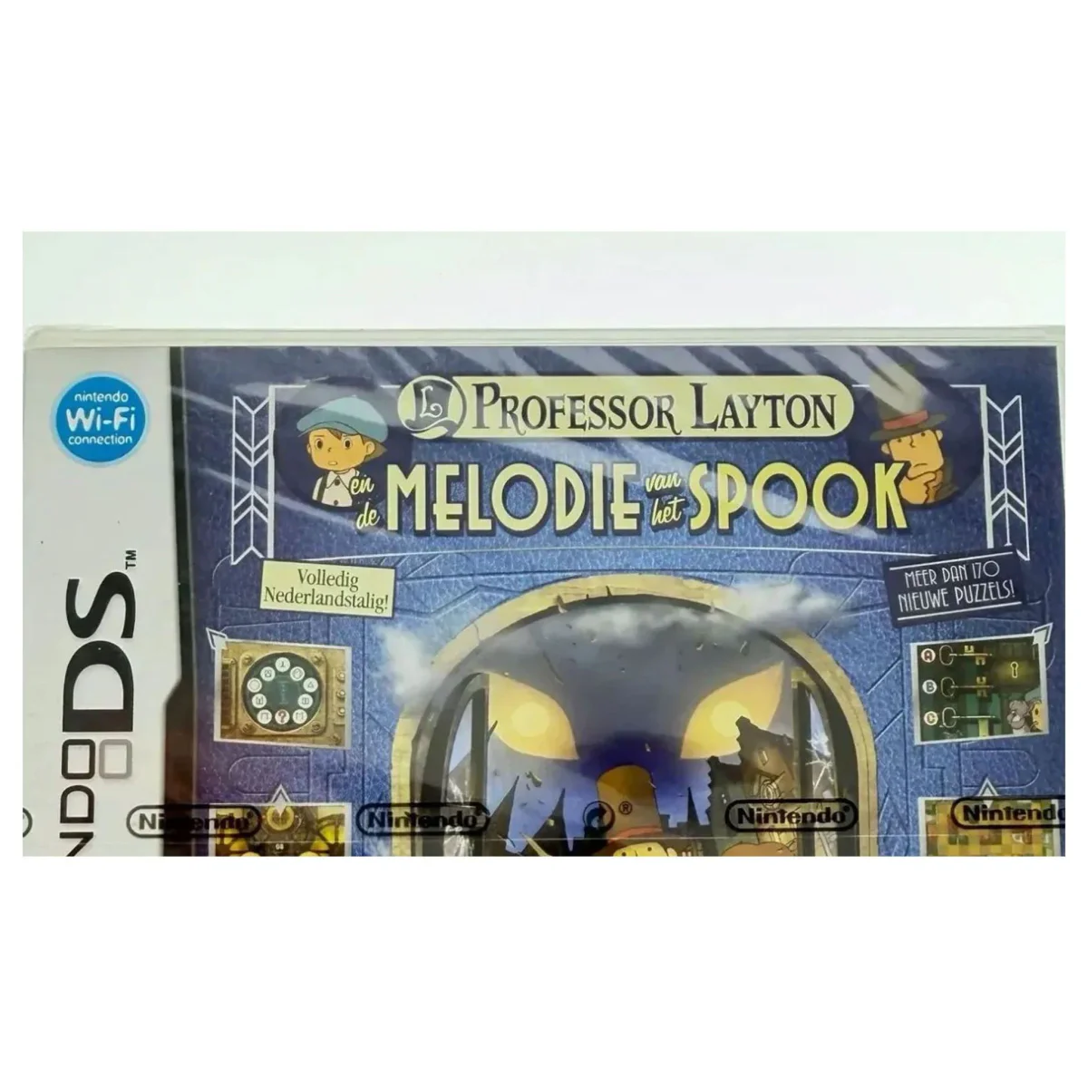 Professor Layton en de Melodie van het Spook (DS) - Sealed Nederlandstalig Nintendo DS Detail — Sealed