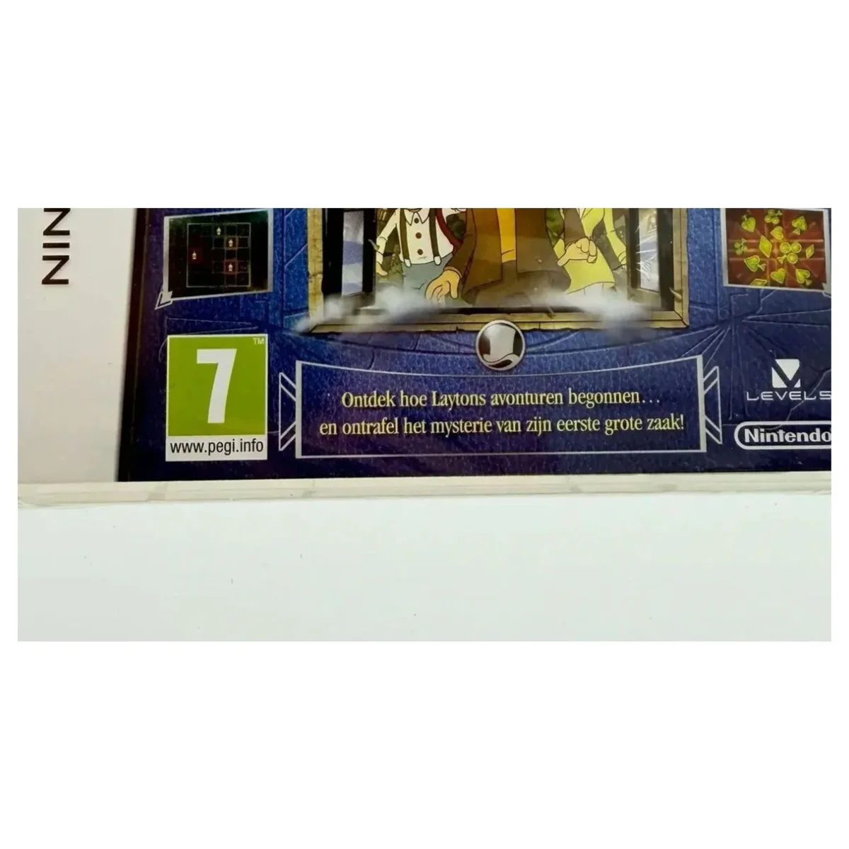 Professor Layton en de Melodie van het Spook (DS) - Sealed Nederlandstalig Nintendo DS Binnenkant — Sealed