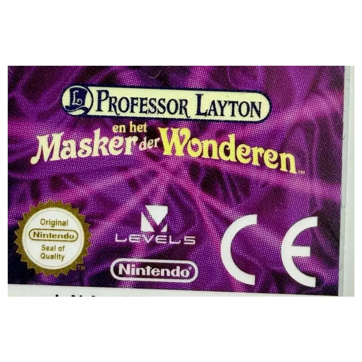 Professor Layton en het Masker der Wonderen Nintendo 3DS Label — Losse cartridge