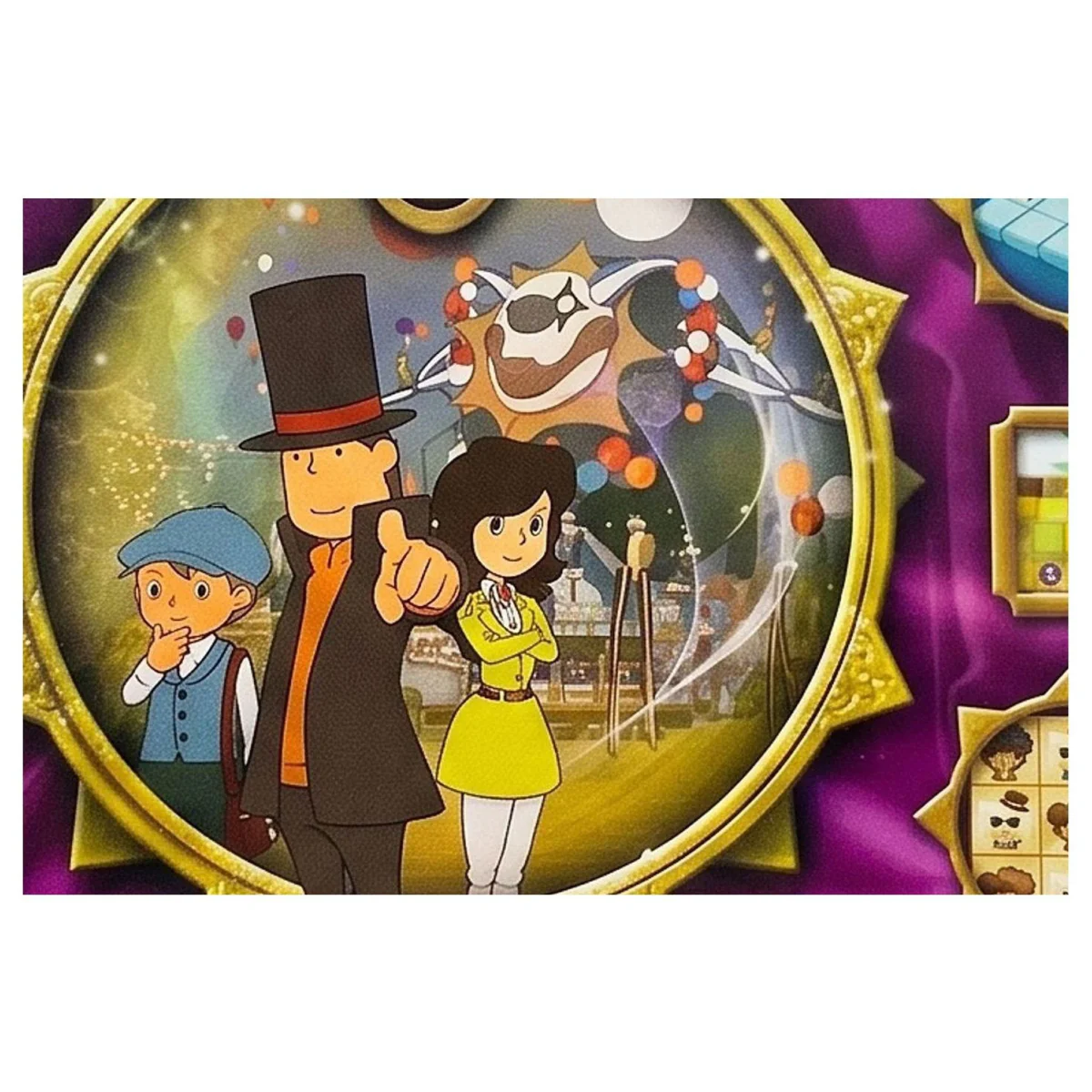 Professor Layton en het Masker der Wonderen Nintendo 3DS Label — Game in doos