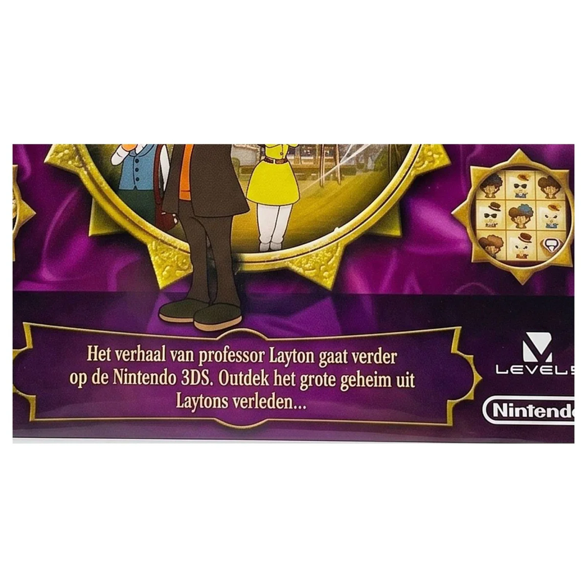 Professor Layton en het Masker der Wonderen Nintendo 3DS Binnenkant — Game in doos
