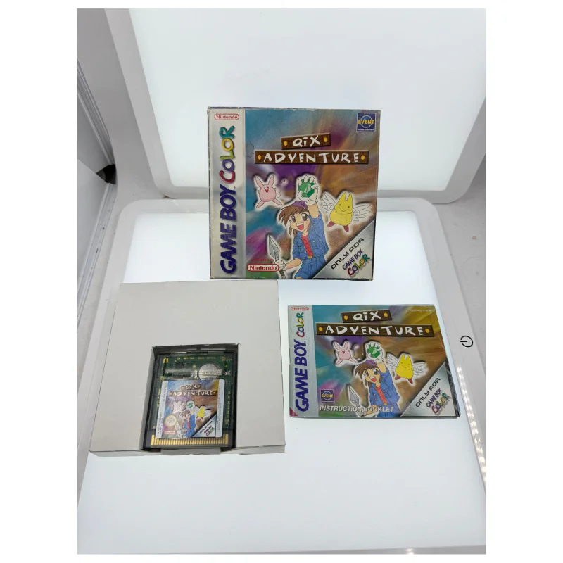 Qix Adventure (Game Boy / Color) Game in doos met handleiding — Goed — origineel kopen bij Gameshop Enter