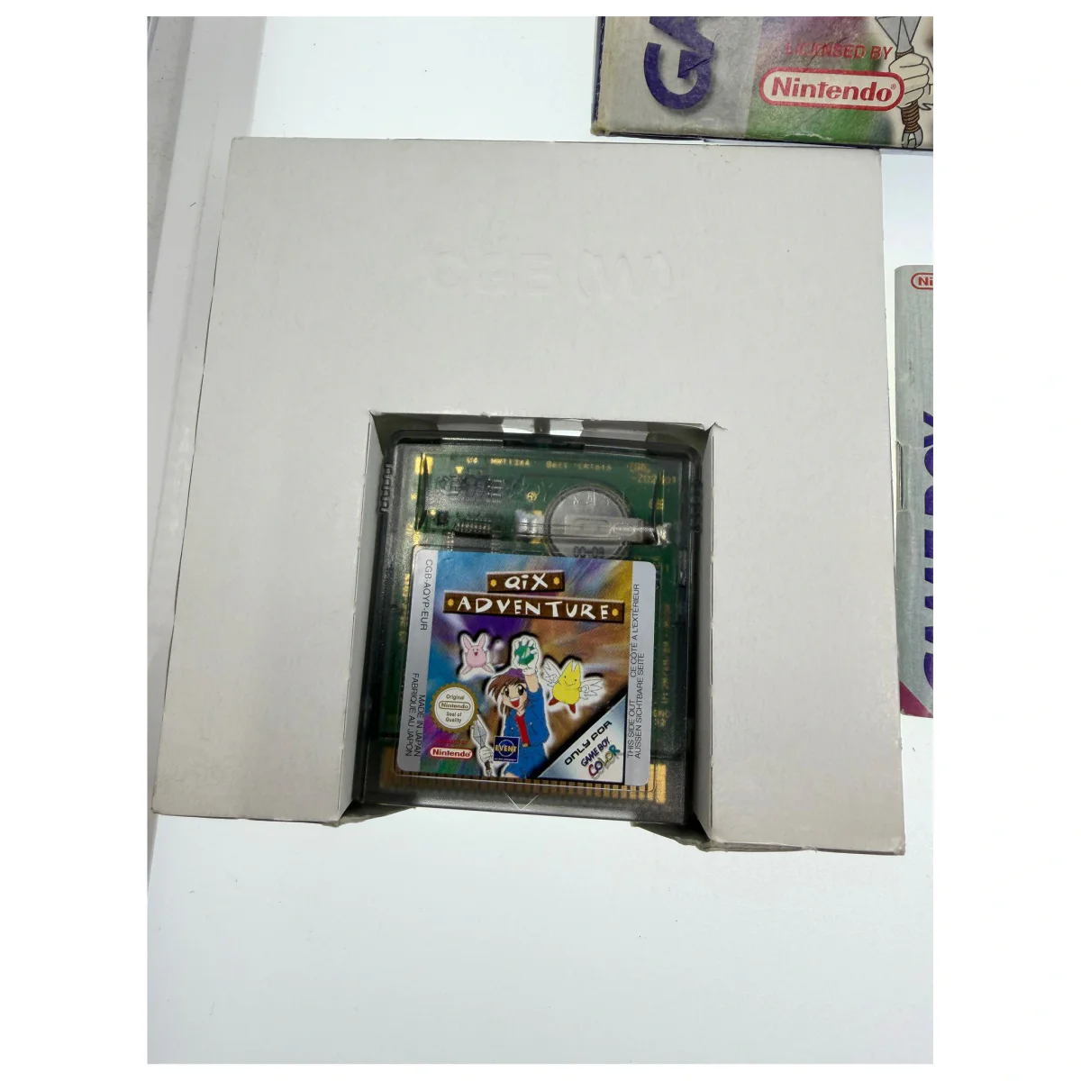 Qix Adventure Game Boy / Color Detail — Game in doos met handleiding