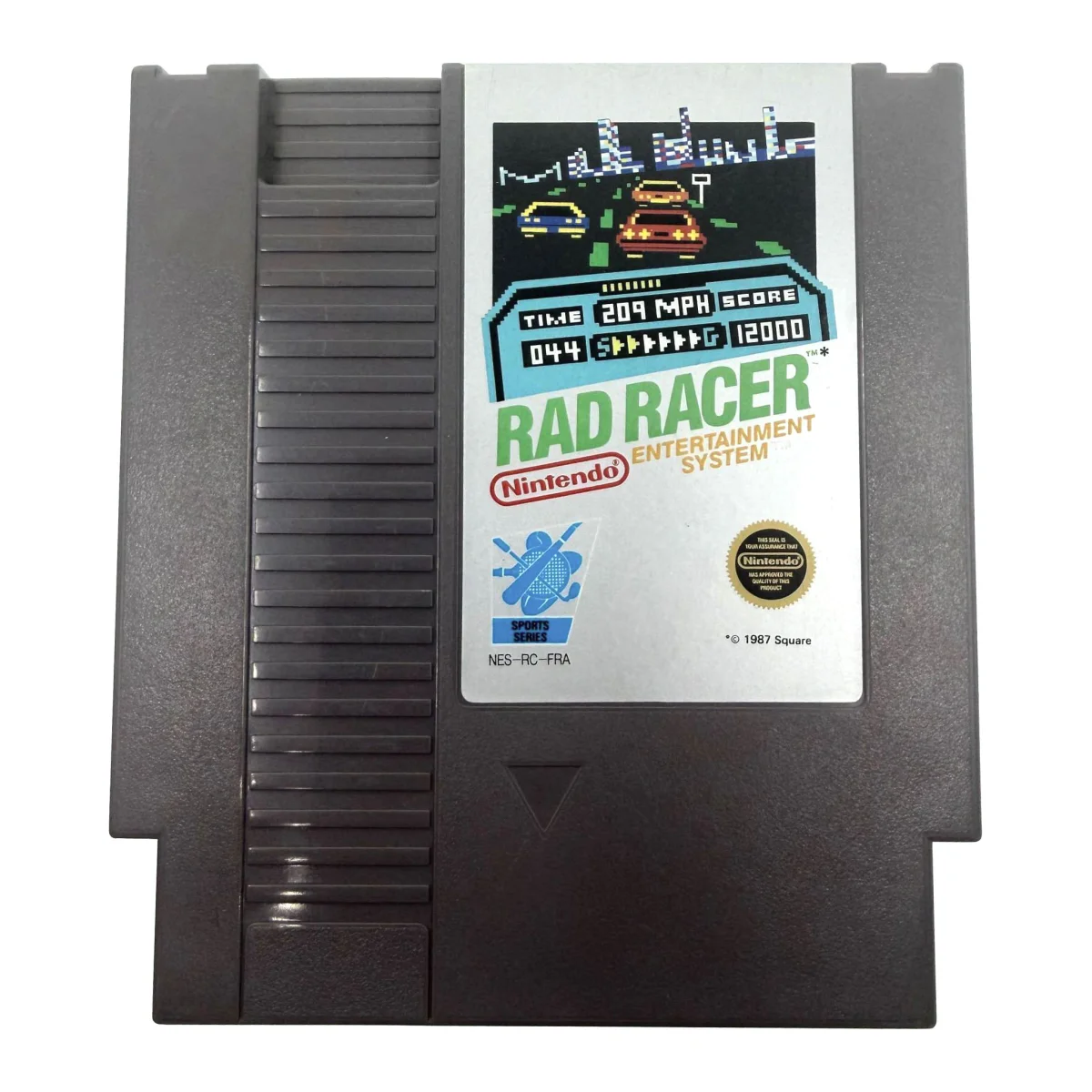 Rad Racer (NES) — Nur Modul (ohne Verpackung)