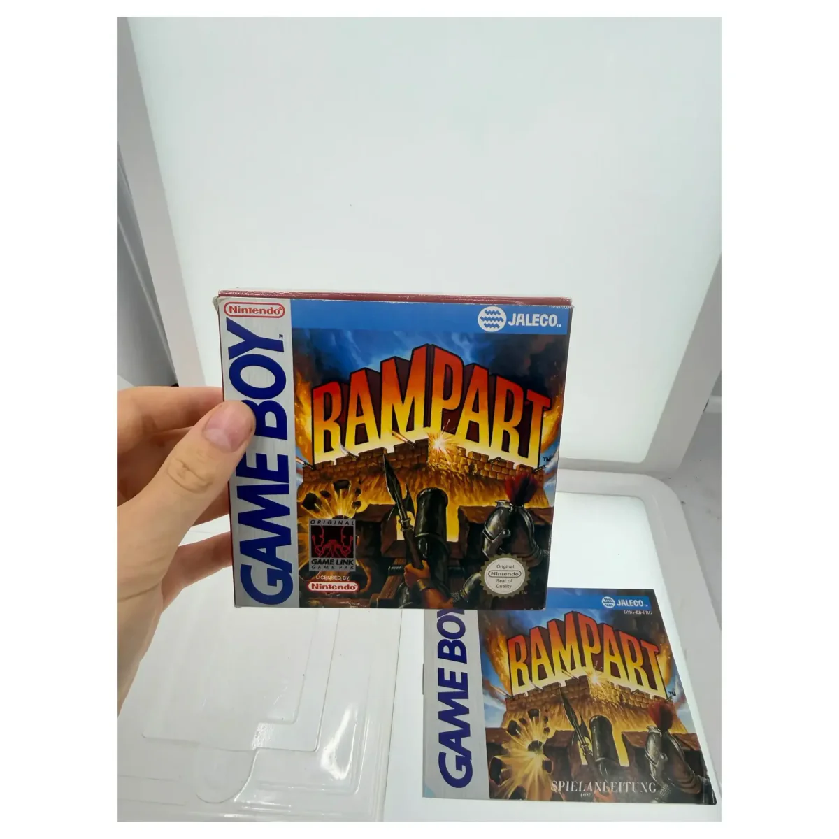 Rampart Game Boy / Color Label — Game in doos