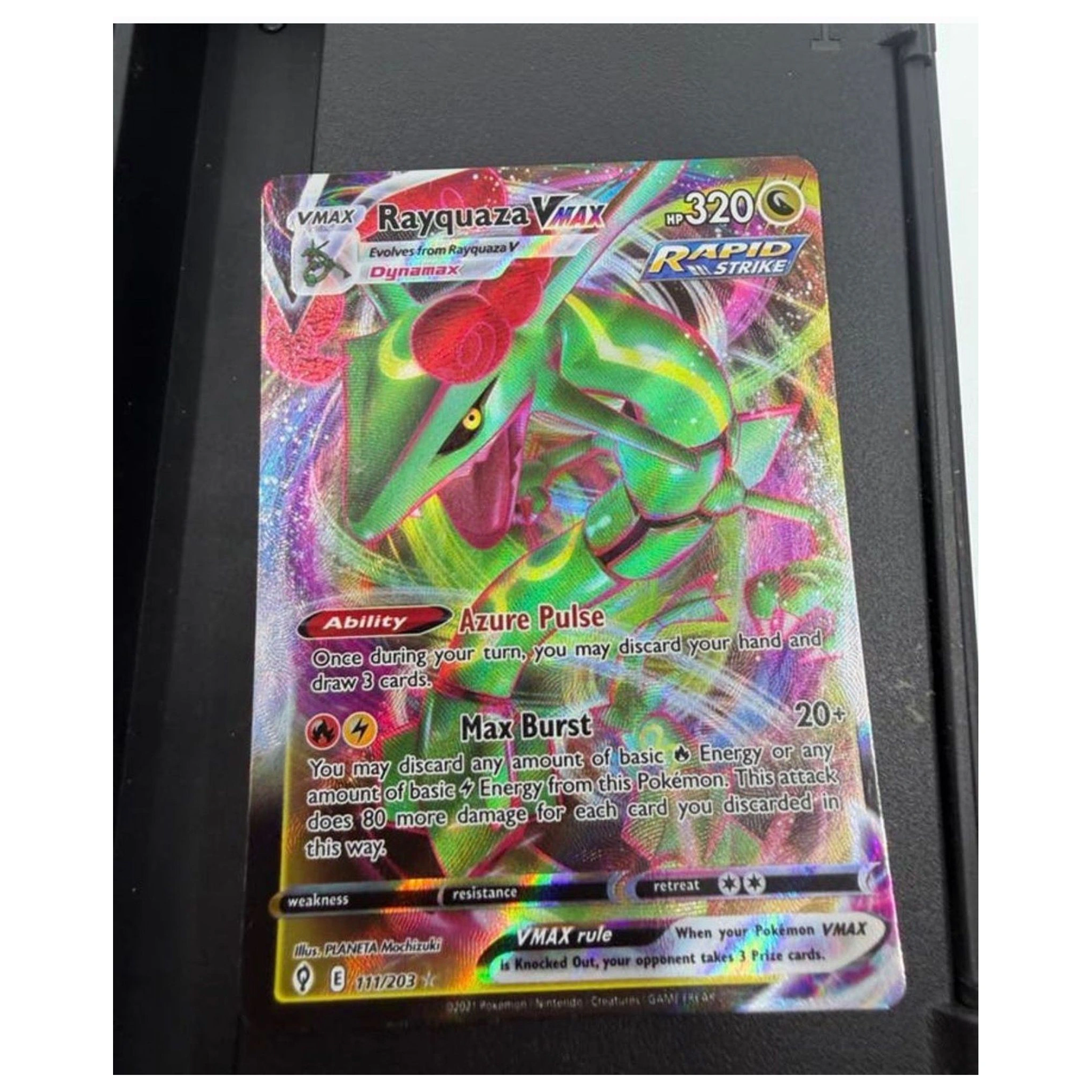 Rayquaza VMAX - Evolving Skies (Pokemon Kaarten) Losse kaart — Near Mint staat — origineel kopen bij Gameshop Enter