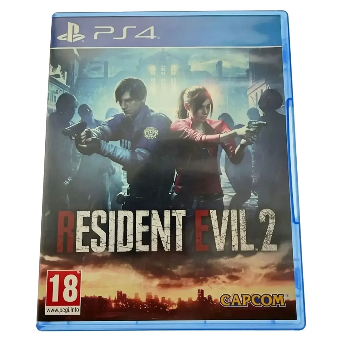 Resident Evil 2 (PlayStation 4) — Peli alkuperäiskotelossa