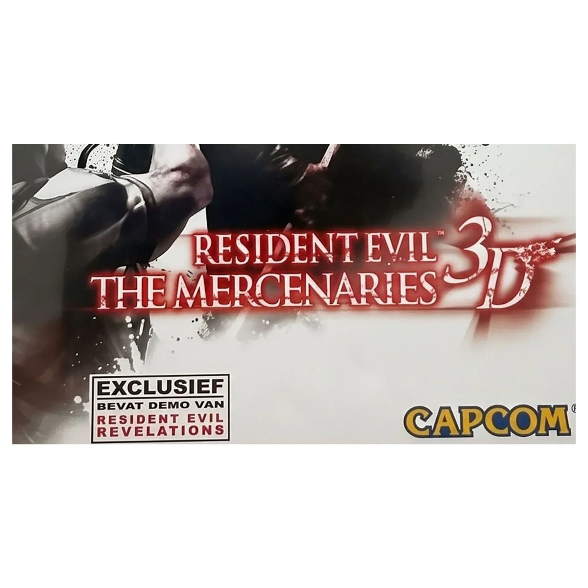 Resident Evil: The Mercenaries 3D Nintendo 3DS Binnenkant — Game in doos