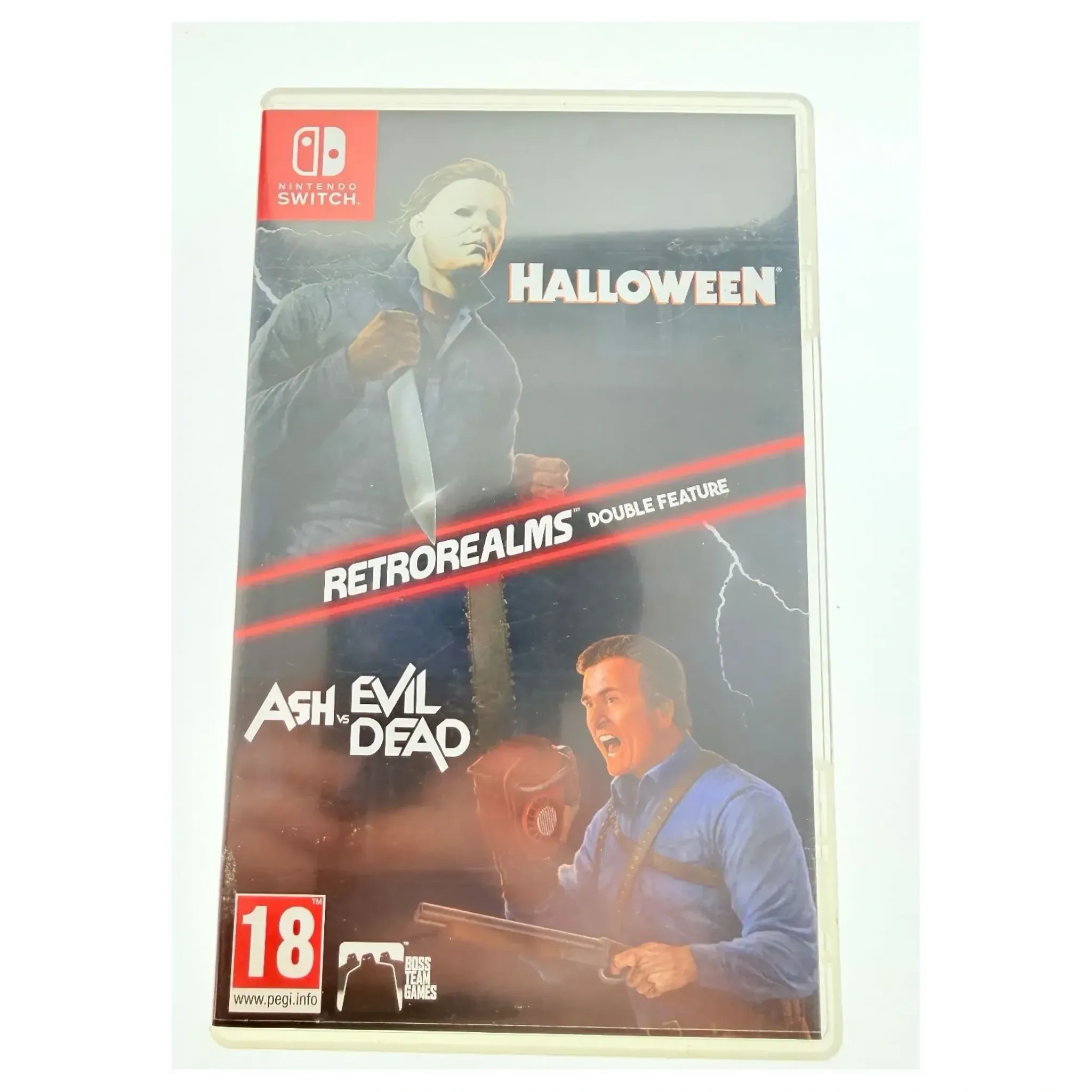 RetroRealms Double Feature: Halloween + Ash vs Evil Dead (Nintendo Switch) Game in doos — Goed staat — origineel kopen bij Gameshop Enter