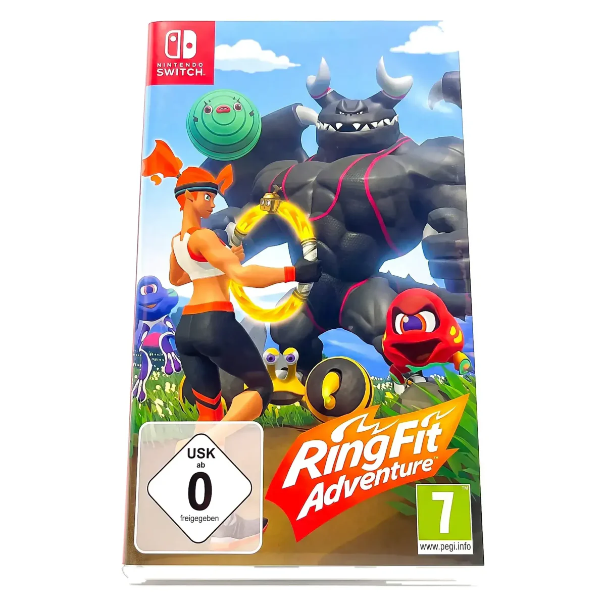 Ring Fit Adventure (alleen de game) Nintendo Switch Voorkant — Game in doos
