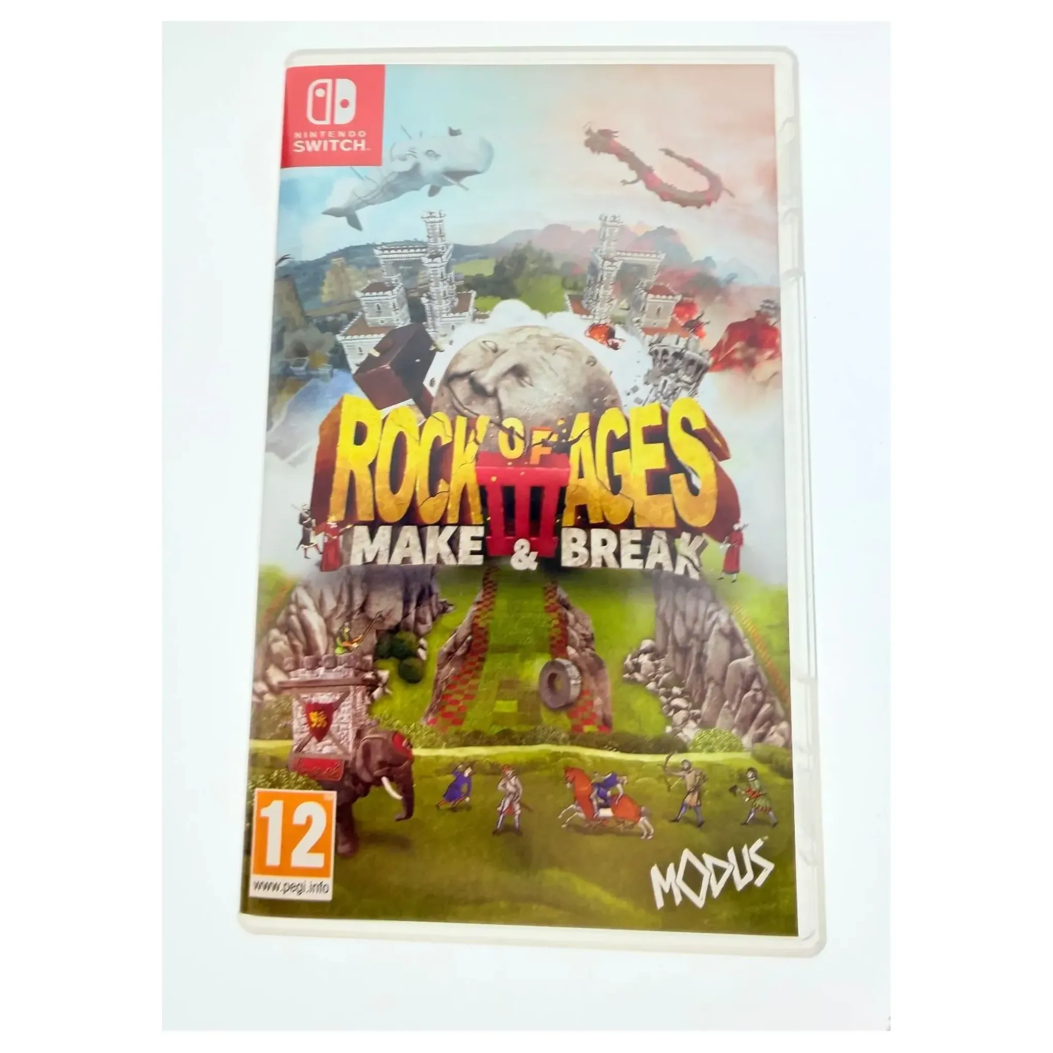 Rock of Ages III: Make & Break (Nintendo Switch) Game in doos — Goed staat — origineel kopen bij Gameshop Enter