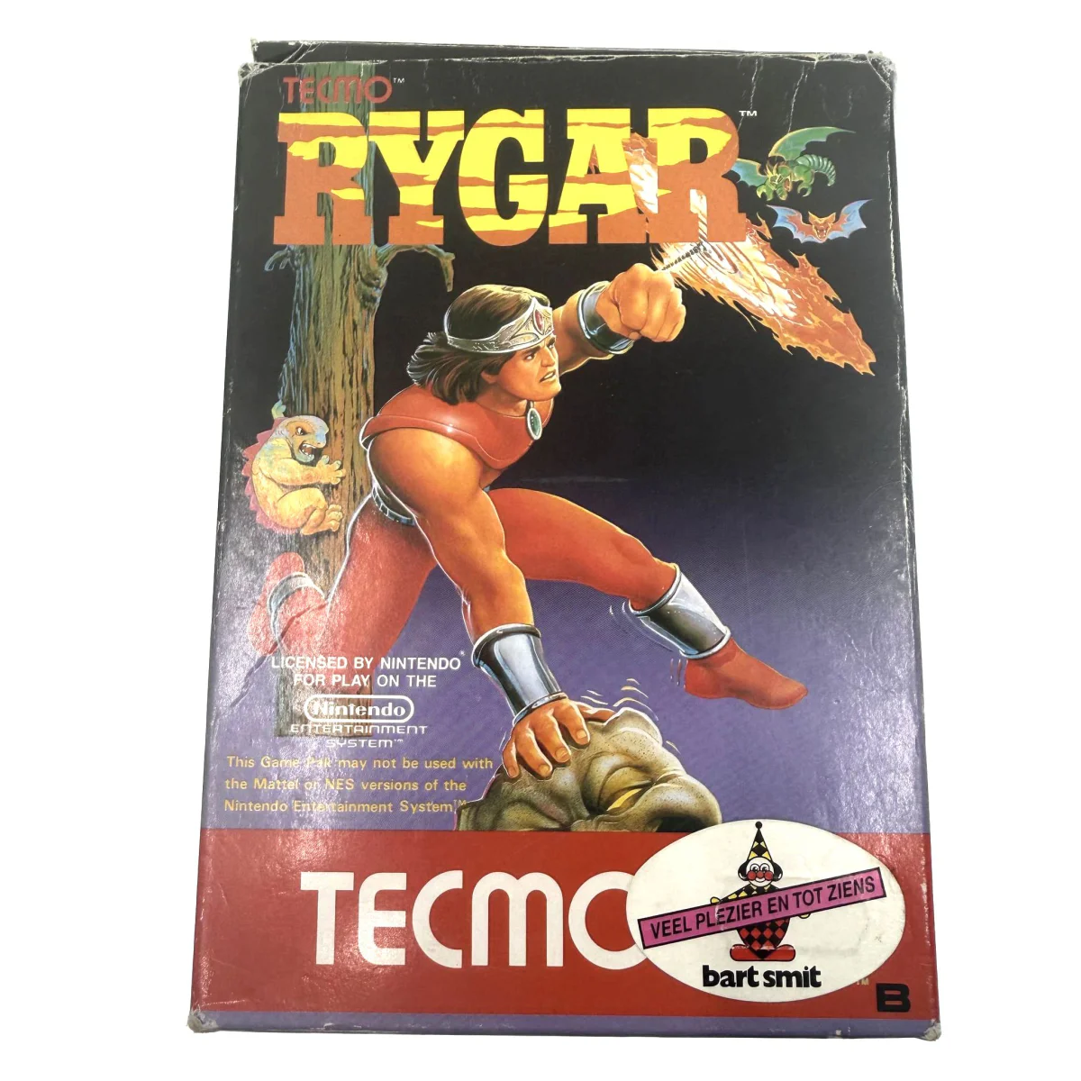 Rygar NES Voorkant — Game in doos