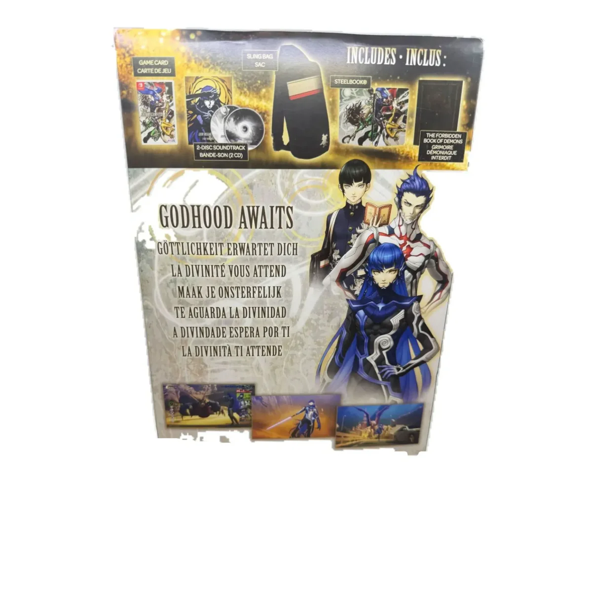 Shin Megami Tensei V: Fall of Man Premium Edition (Nintendo Switch) — zadní strana