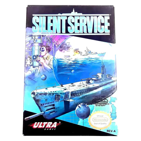 Silent Service (NES) — Game in doos, Redelijke staat — origineel tweedehands kopen bij Gameshop Enter