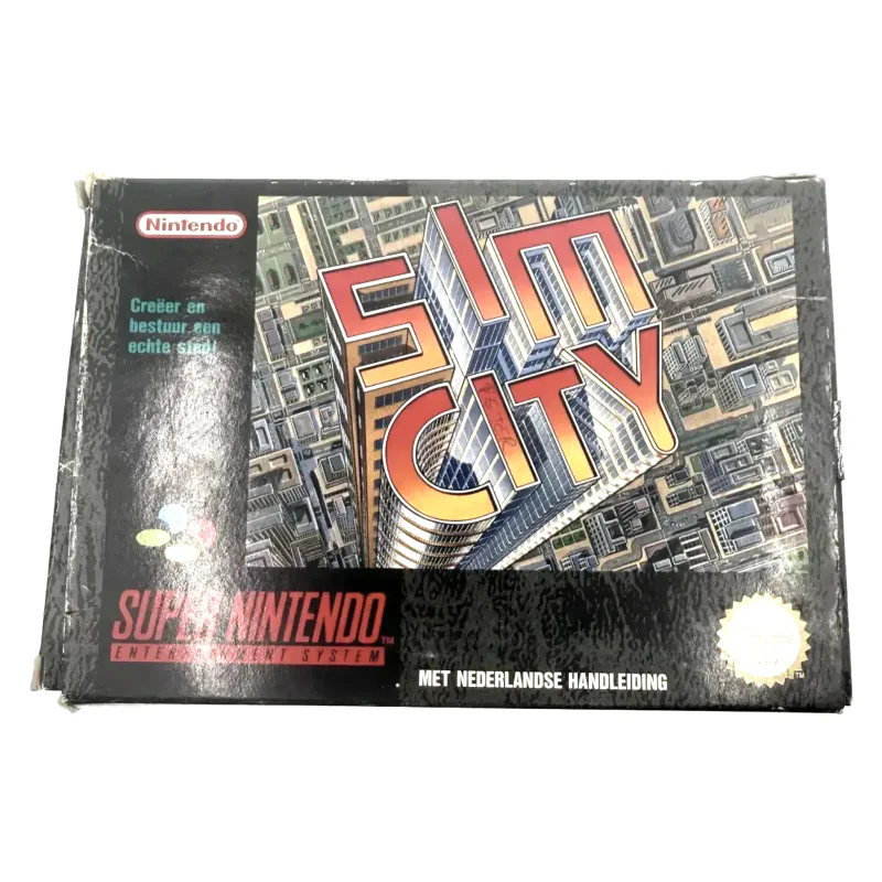 SimCity (Super Nintendo) Game in doos — Redelijke staat — origineel kopen bij Gameshop Enter
