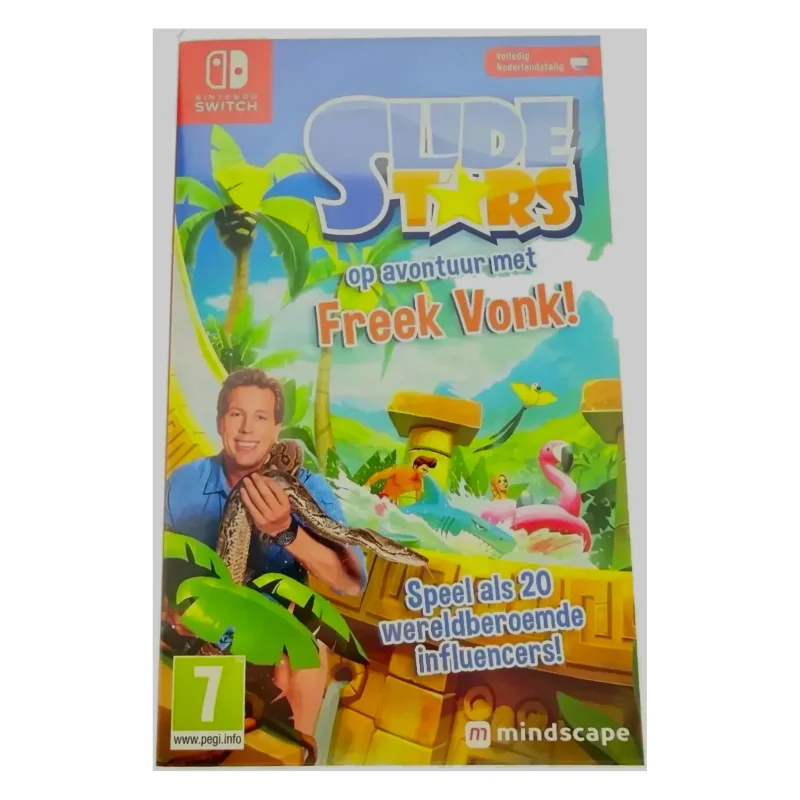 Slide Stars: Op avontuur met Freek Vonk (Nintendo Switch) Game in doos — Goed — origineel kopen bij Gameshop Enter