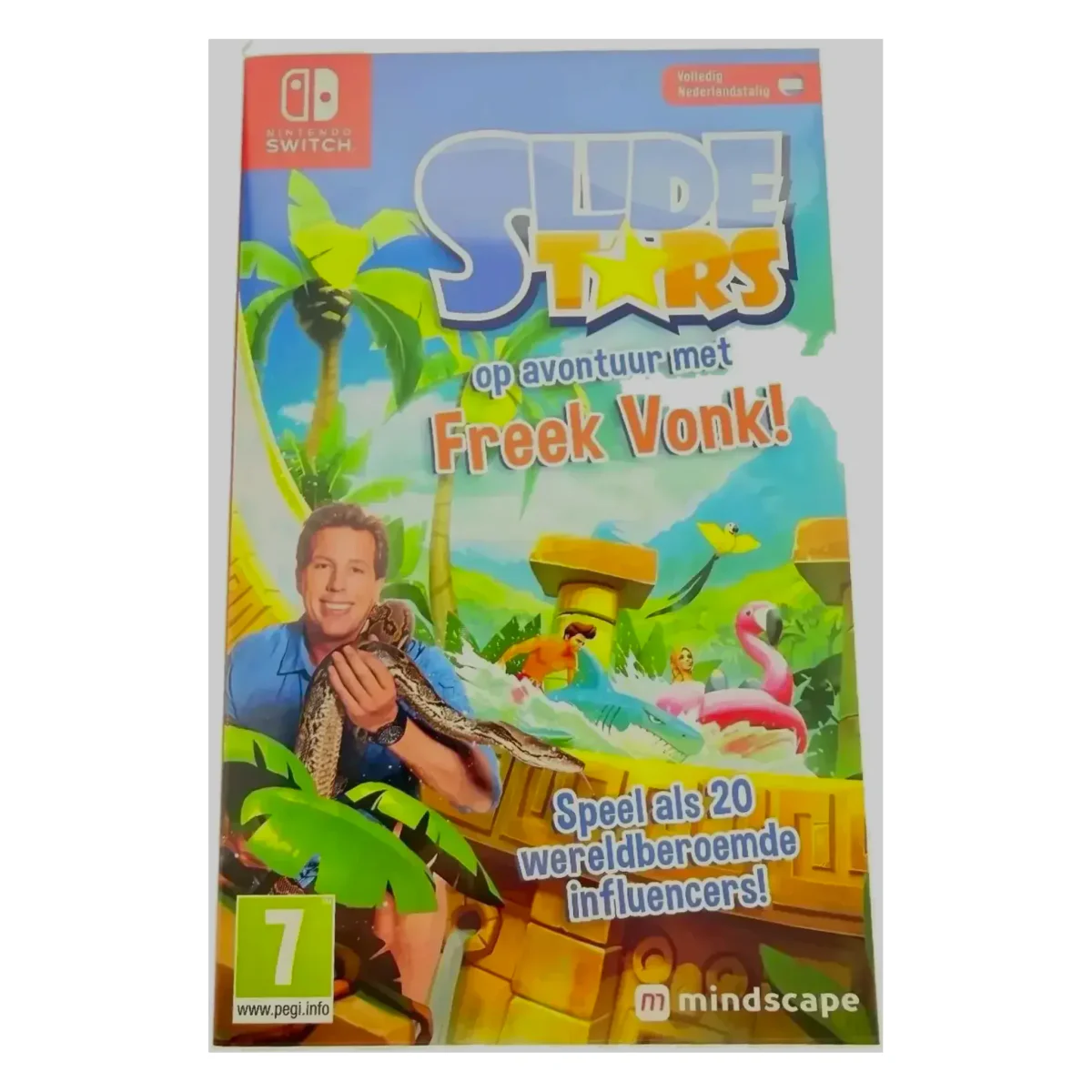 Slide Stars: Op avontuur met Freek Vonk (Nintendo Switch) — Game in original box