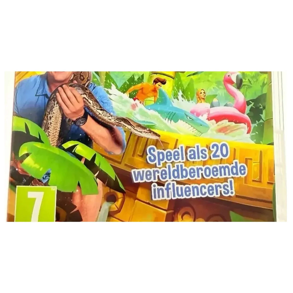 Slide Stars: Op avontuur met Freek Vonk Nintendo Switch Binnenkant — Game in doos