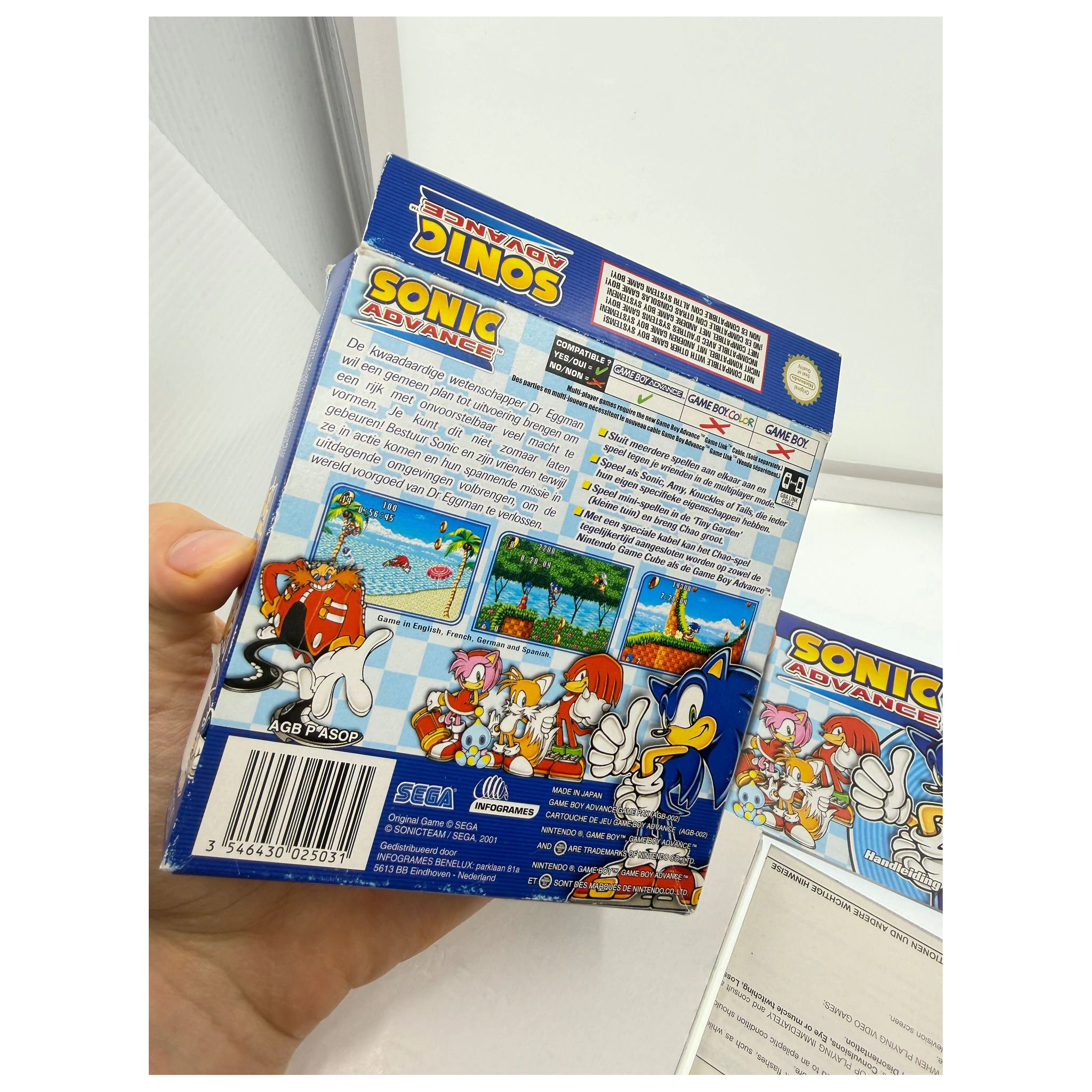 Sonic Advance (Game Boy Advance) Game in doos — Goed staat — origineel kopen bij Gameshop Enter