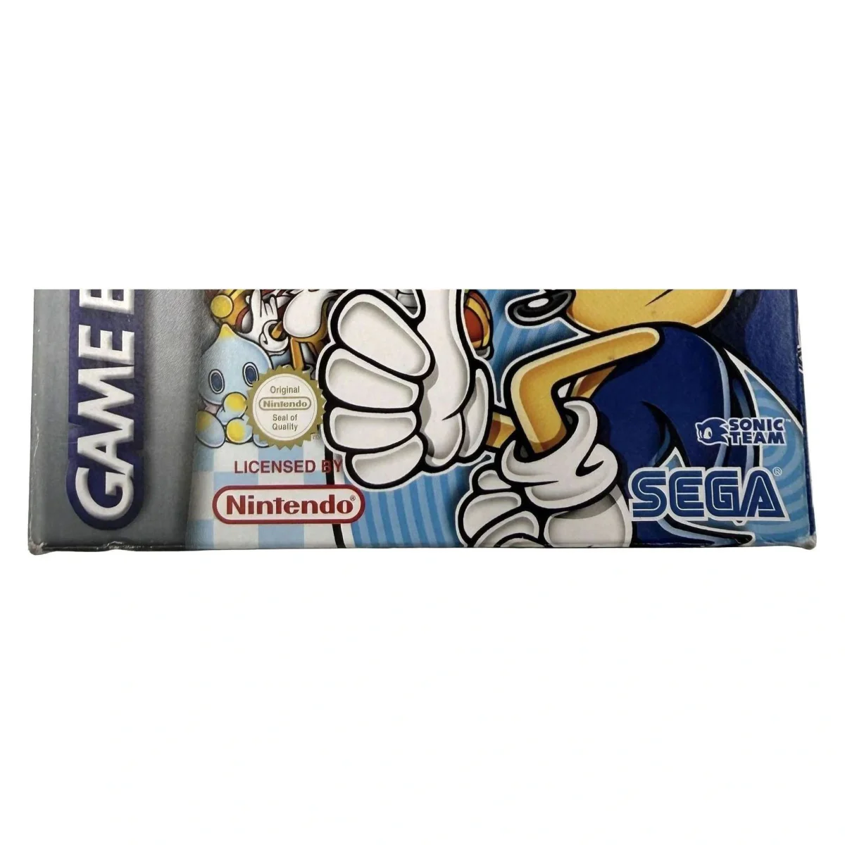 Sonic Advance Game Boy Advance Binnenkant — Game in doos