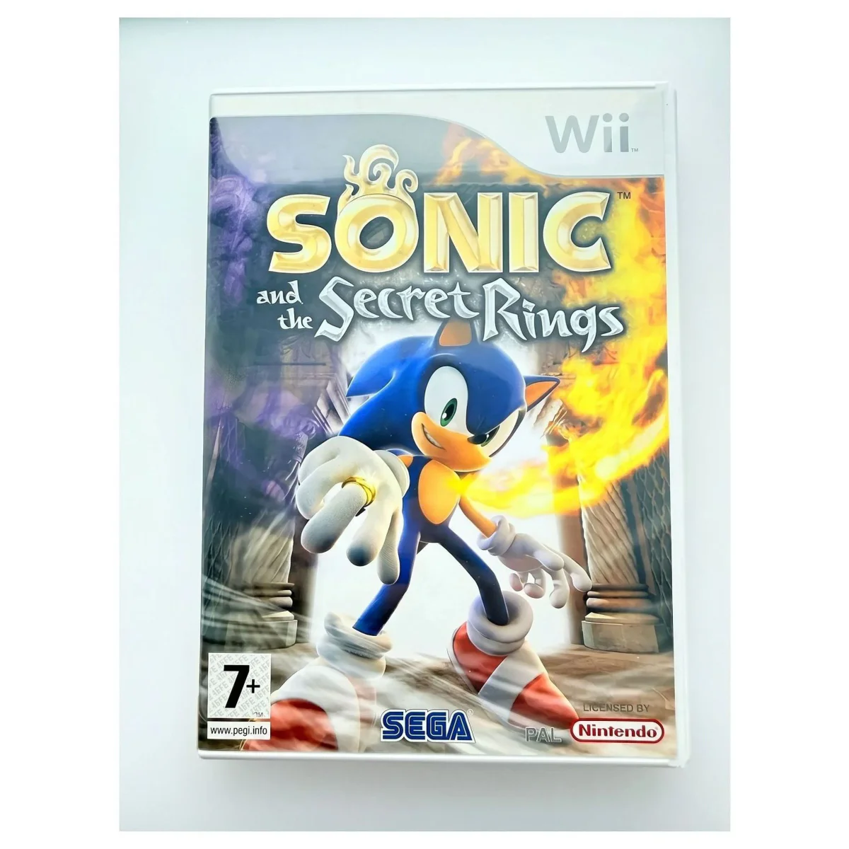 Sonic and the Secret Rings Wii Voorkant — Game in doos