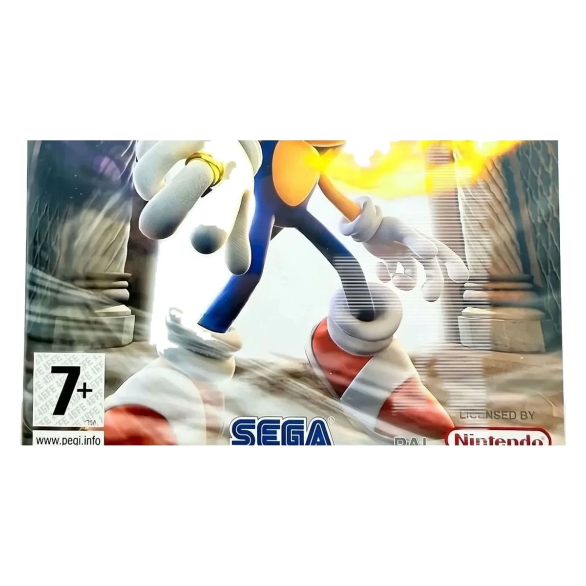 Sonic and the Secret Rings Wii Binnenkant — Game in doos