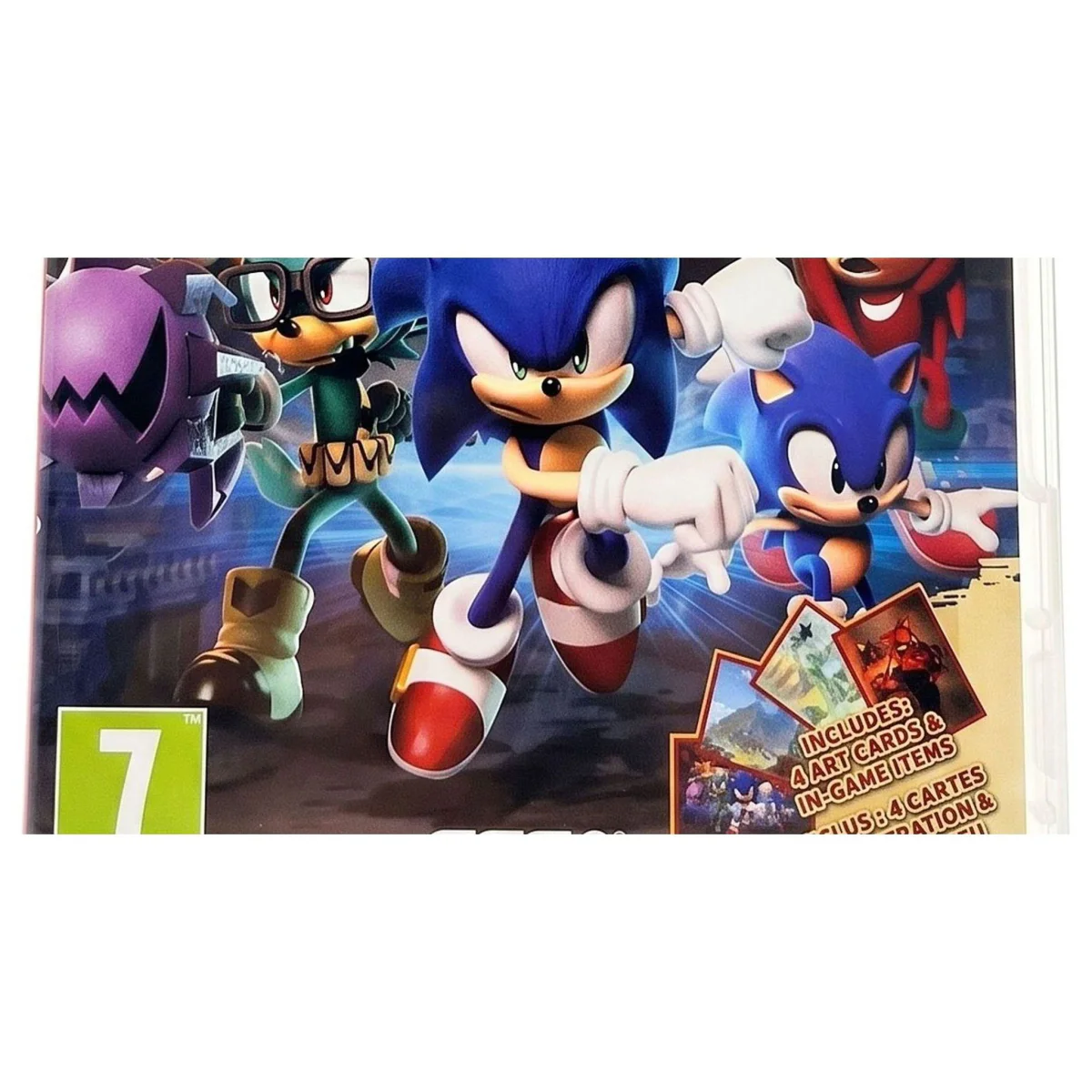 Sonic Forces Bonus Edition Nintendo Switch Binnenkant — Game in doos