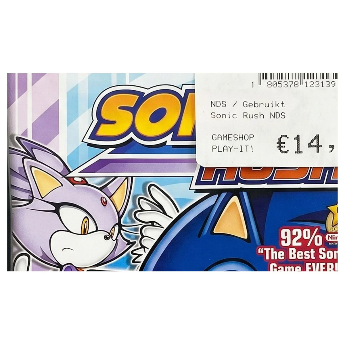 Sonic Rush (Nintendo DS) — detailná fotografia 1