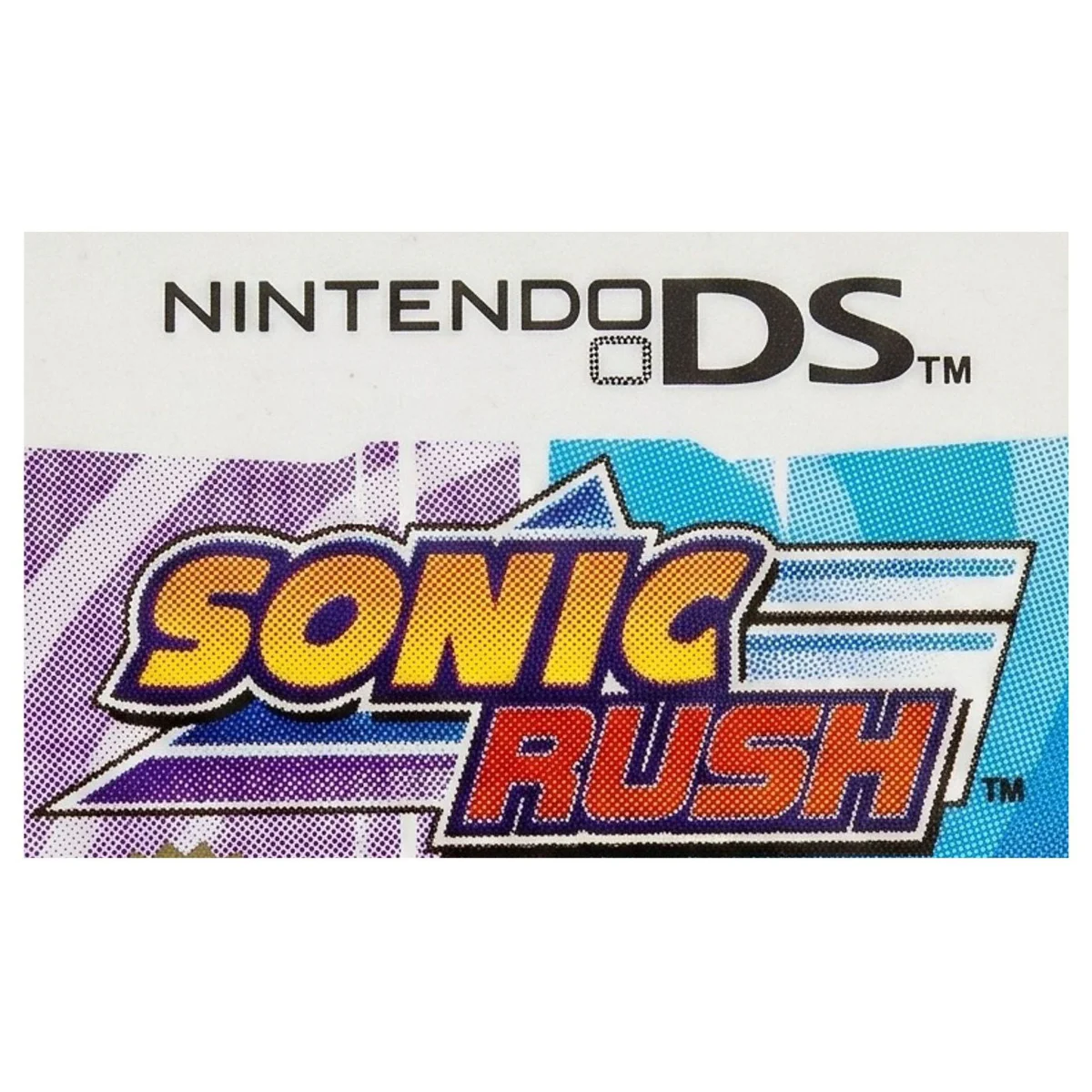 Sonic Rush Nintendo DS Detail — Losse cartridge