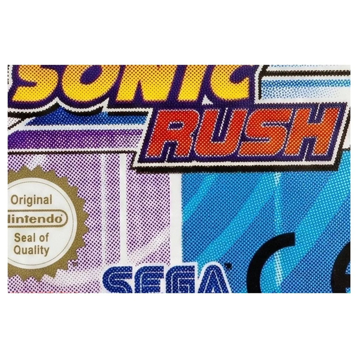 Sonic Rush Nintendo DS Label — Losse cartridge