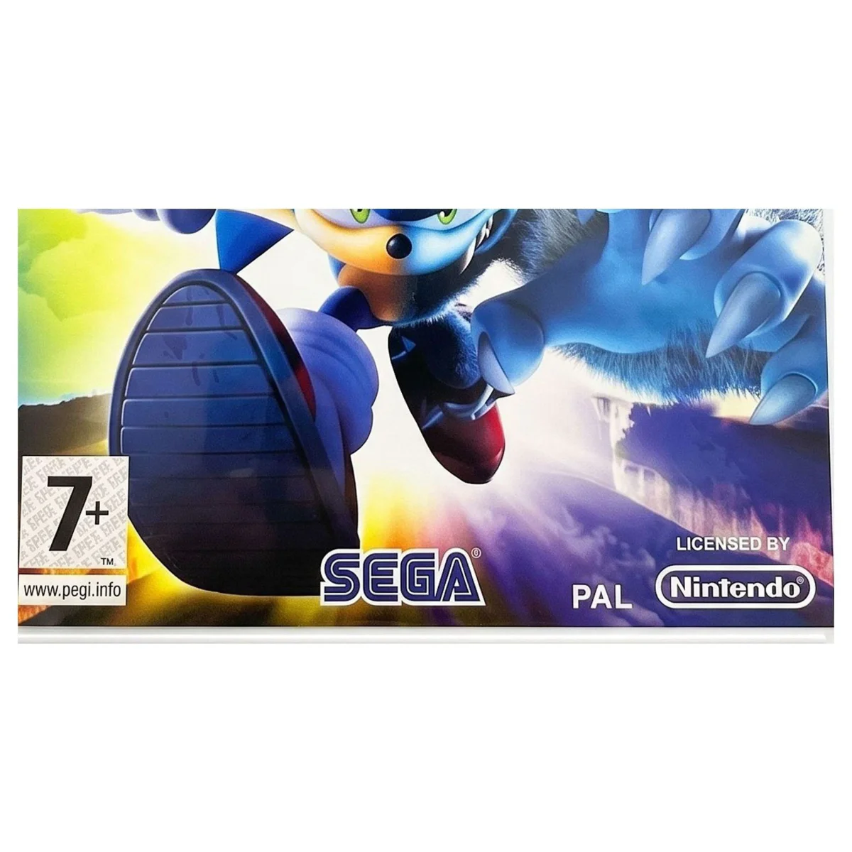 Sonic Unleashed Wii Binnenkant — Game in doos
