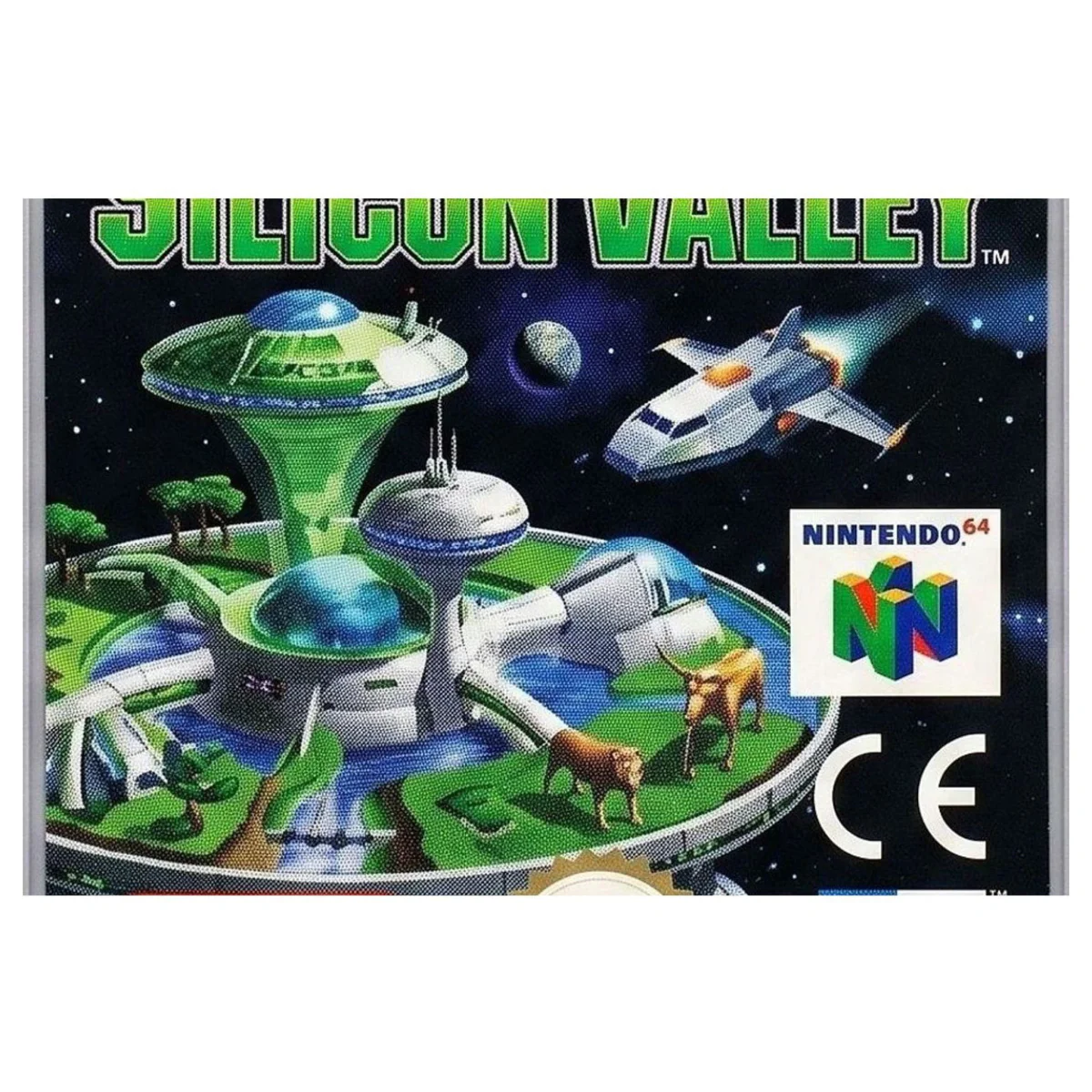 Space Station Silicon Valley Nintendo 64 Label — Losse cartridge