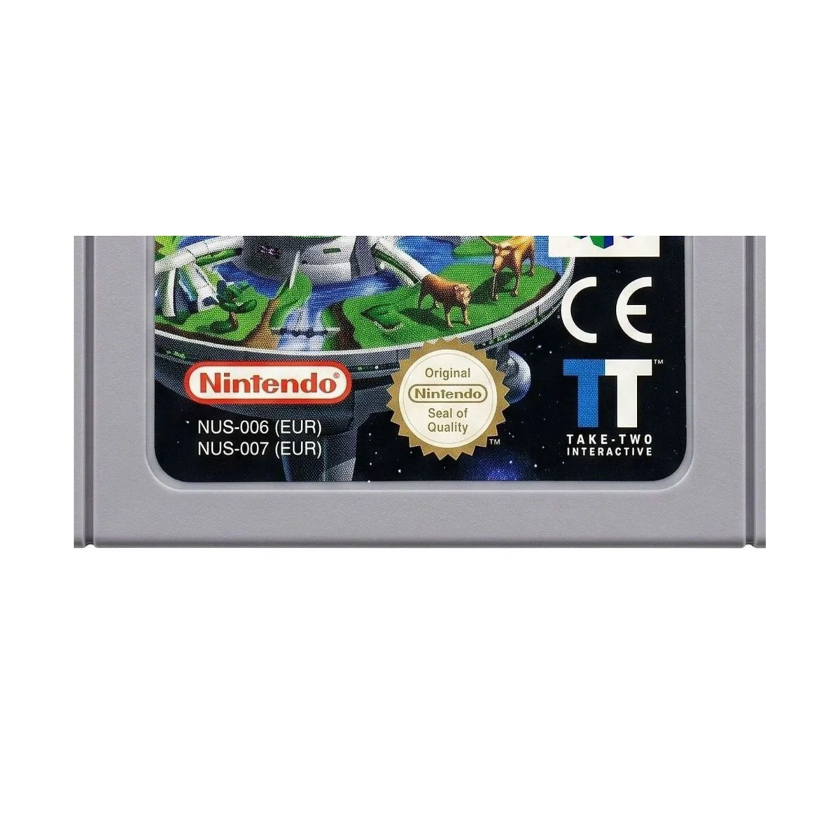 Space Station Silicon Valley Nintendo 64 Binnenkant — Losse cartridge