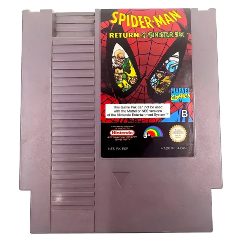 Spider-Man: Return of the Sinister Six (NES) — Losse cartridge, Redelijke staat — origineel tweedehands kopen bij Gameshop Enter