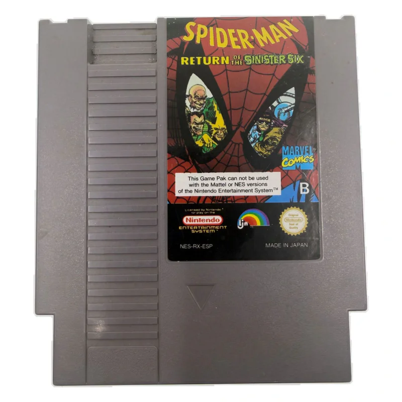 Spider-Man: Return of the Sinister Six (NES) Losse cartridge — Redelijke staat — origineel kopen bij Gameshop Enter