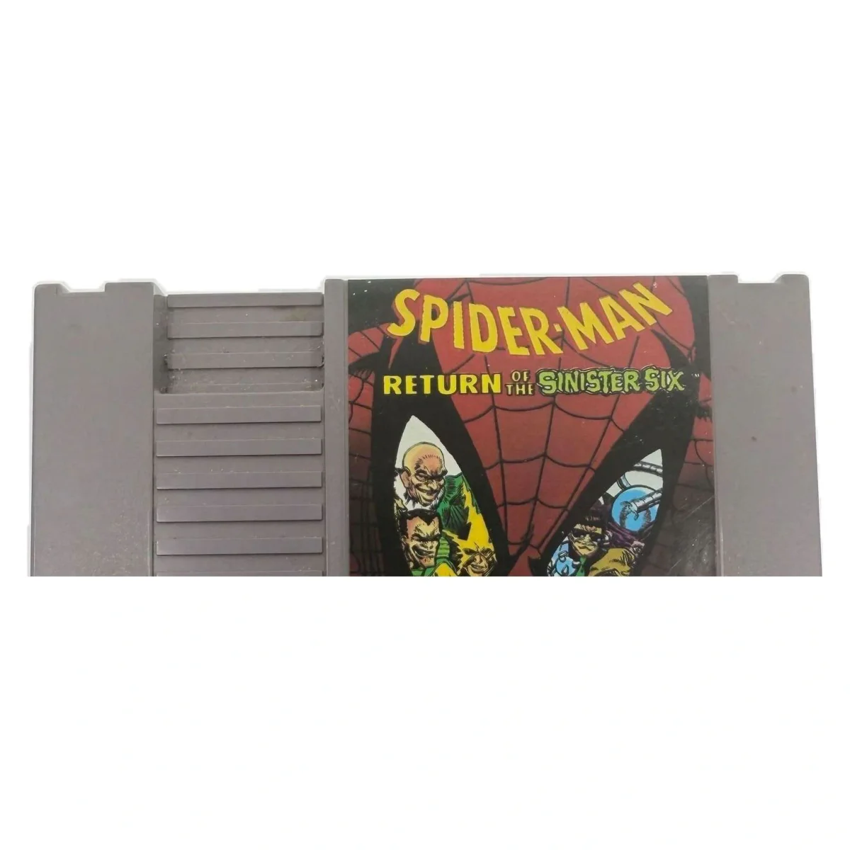 Spider-Man: Return of the Sinister Six NES Detail — Losse cartridge