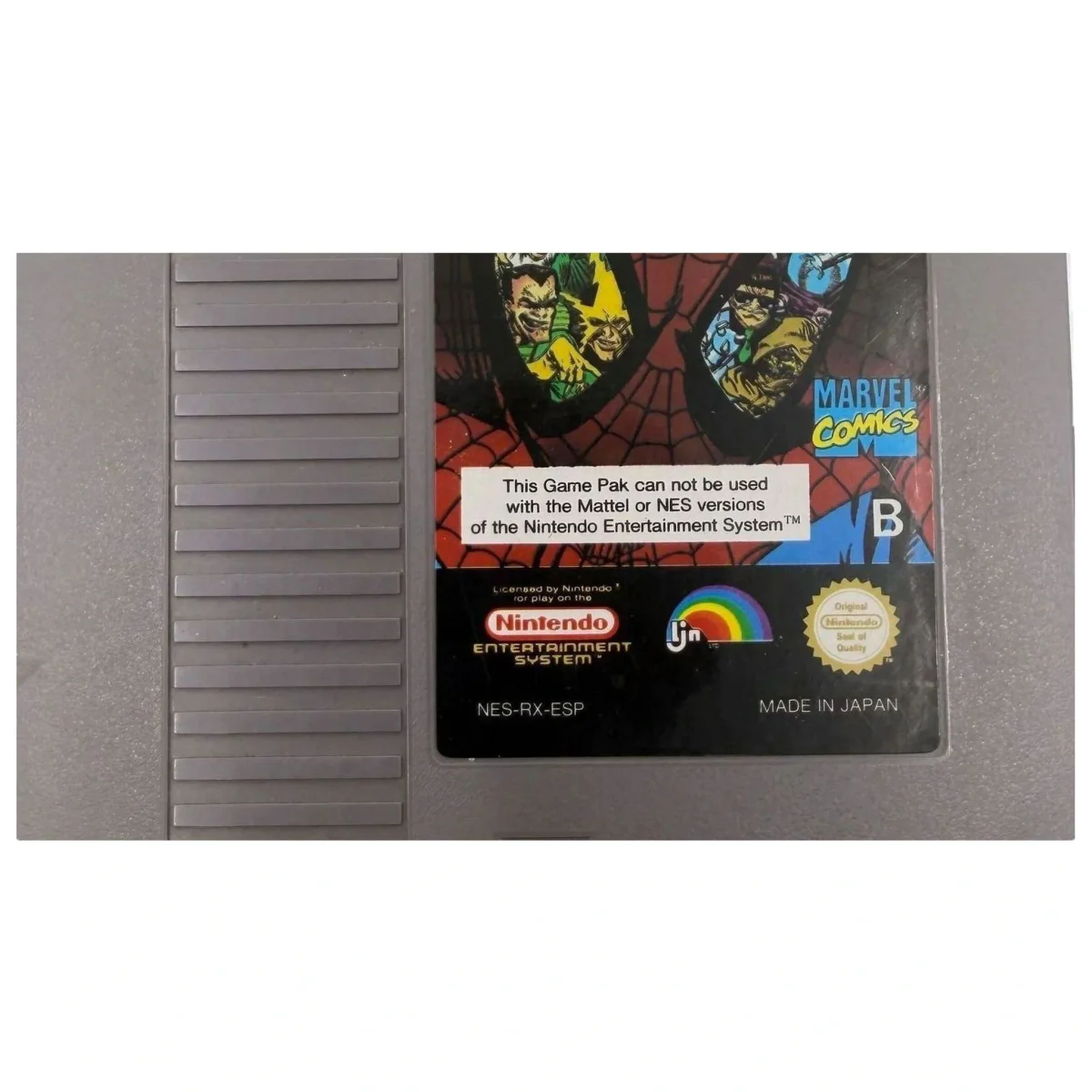 Spider-Man: Return of the Sinister Six NES Label — Losse cartridge