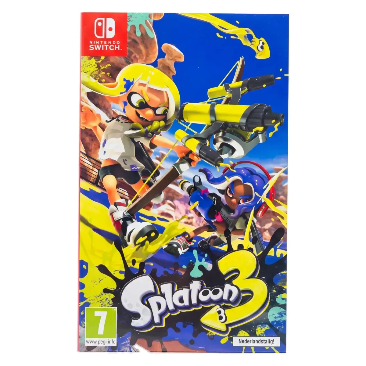 Splatoon 3 Nintendo Switch Voorkant — Game in doos