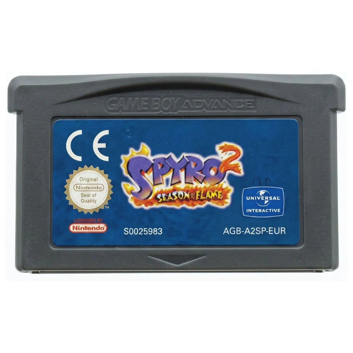 Spyro 2: Season of Flame Game Boy Advance Voorkant — Losse cartridge