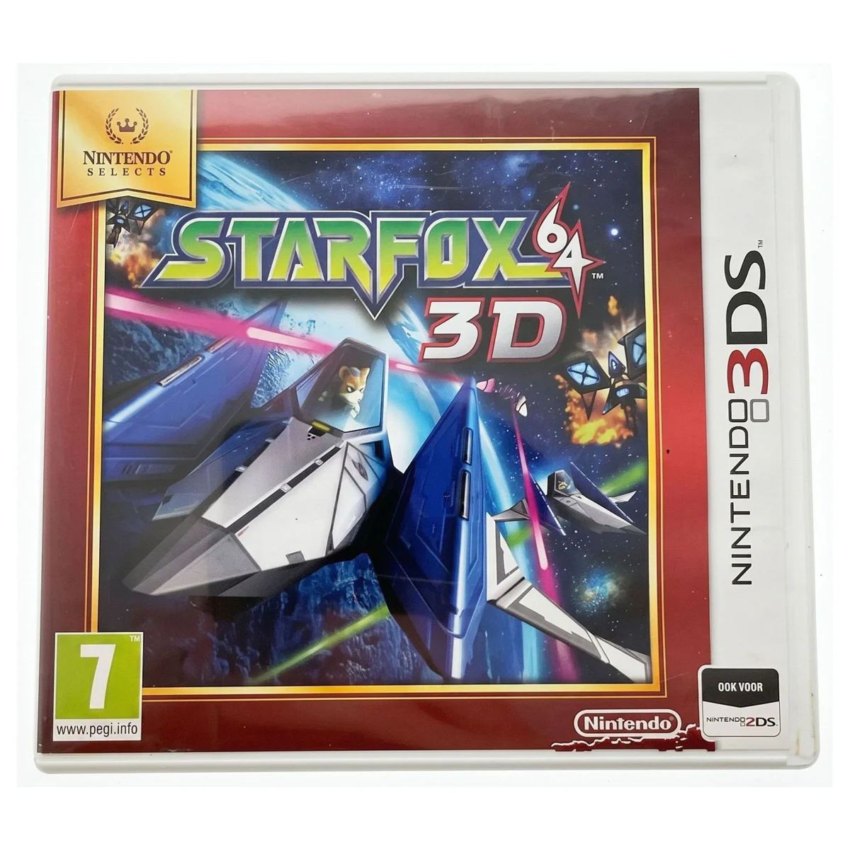 Star Fox 64 3D (Nintendo Selects) Nintendo 3DS Voorkant — Game in doos