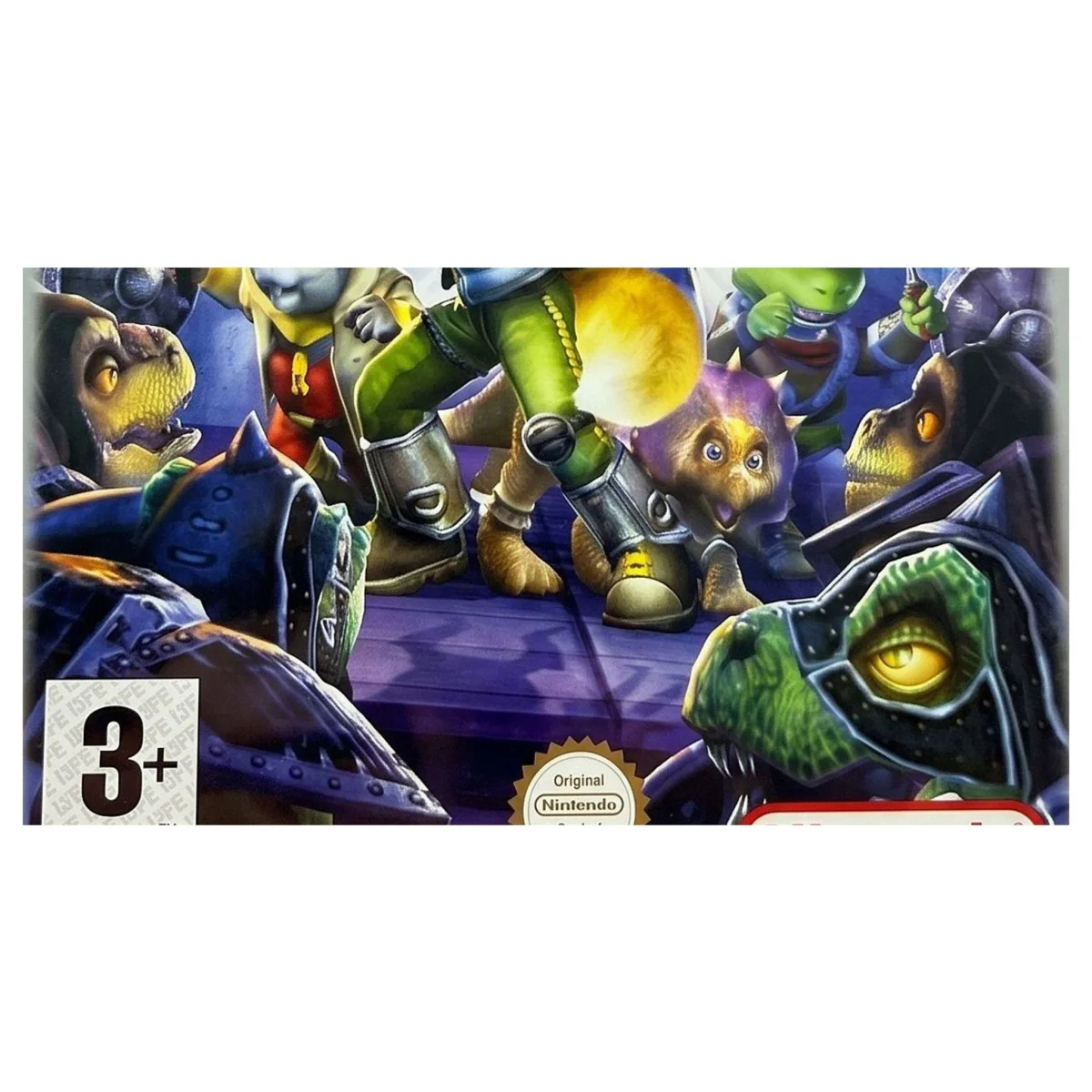 Star Fox Adventures (Player's Choice) GameCube Binnenkant — Game in doos