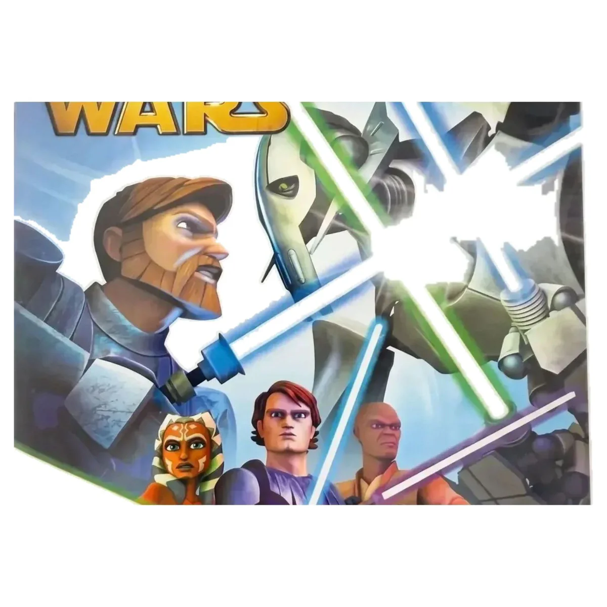 Star Wars The Clone Wars Lightsaber Duels Wii Label — Game in doos